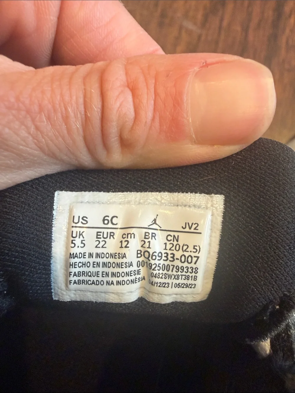 Nike Air Jordan Toddler Gold Black and White High-Top Sneakers